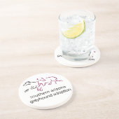 S des dessous de verre de grès d'adoption de (Côté)