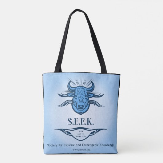 S.E.E.K. Canvas tas - Unisex (Achterkant)