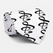 "S", "&" en/of treble Clef Musical Note Stropdas (Opgerold)