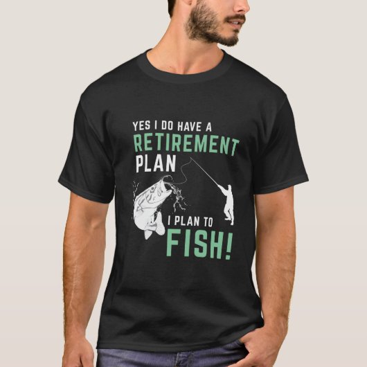S Fishing Retiret Fishing T-shirt (Voorkant)