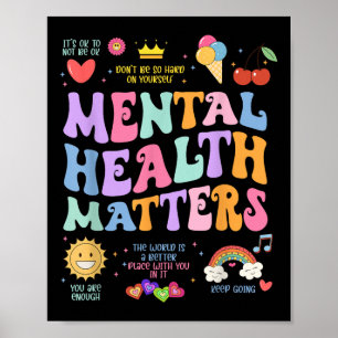 S Geestelijke Gezondheid Groovy Geestelijke Gezond Poster