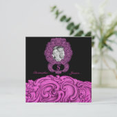 S - Het Falck Alphabet (Roze) (bruiloft) Kaart (Staand voorkant)