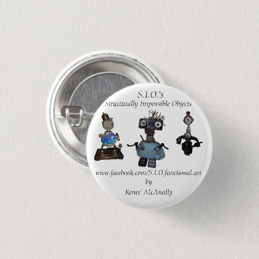 S.I.O.'s Button #1 (Voorkant /achterkant)