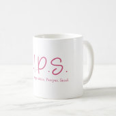 S.I.P.S. Mug avec titre rose (Devant droit)