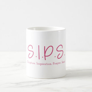 S.I.P.S. Mug avec titre rose