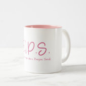 S.I.P.S. Mug Couleur Intérieur - Rose (Devant droit)