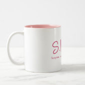 S.I.P.S. Mug Couleur Intérieur - Rose (Gauche)