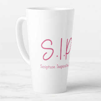 S.I.P.S. Tall Latte Mug - Rose