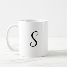 S initiaal Accent Coffee Mok-Moederdag Gift-Gift