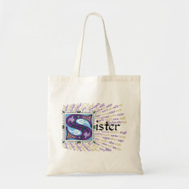 S is for Sister Tote Bag