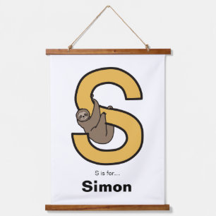 S is voor…. hangend wandkleed