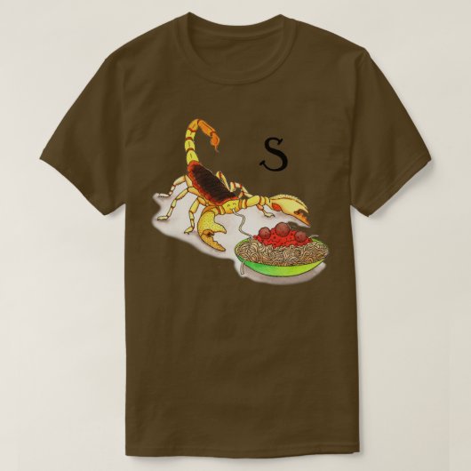 S is voor Scorpion T-shirt (Design voorkant)