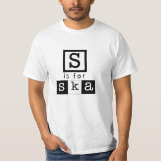 S is voor Ska T-shirt