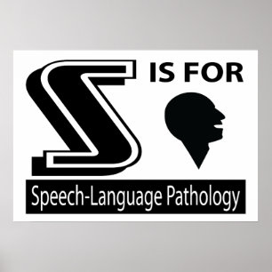 S is voor spraaktaalpathologie poster