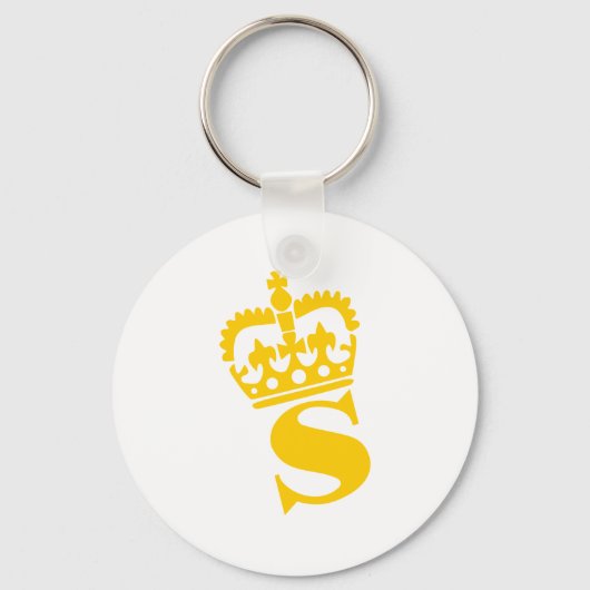 S - Letter - naam Sleutelhanger (Voorkant)