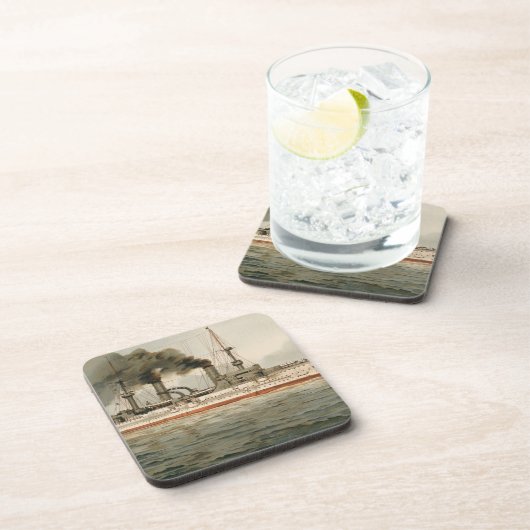 S.M. Grosse Kreuzer 'Furst Bismarck' (H.M. Geweldi Onderzetter (Rechterzijde)