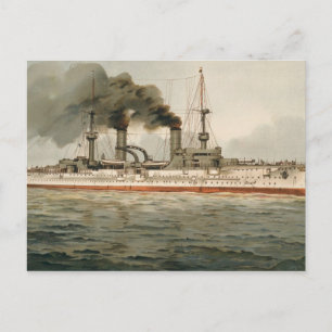 S.M. Grosse Kreuzer 'Furst Bismarck' (H.M. Great C Briefkaart