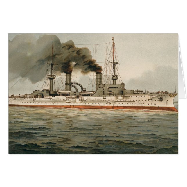 S.M. Kreuzer "Furst Bismarck" de Grosse (H.M. (Devant horizontal)