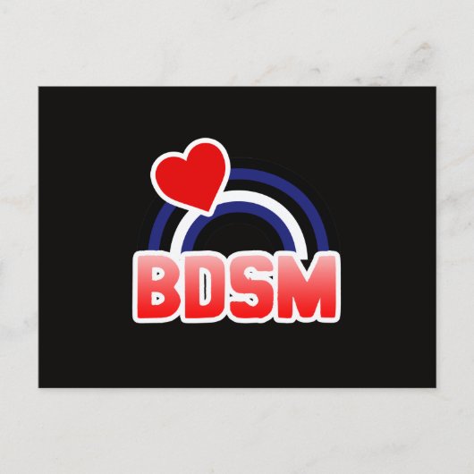 S / M Pride Briefkaart (Voorkant)