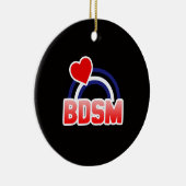 S / M Pride Keramisch Ornament (Rechts)