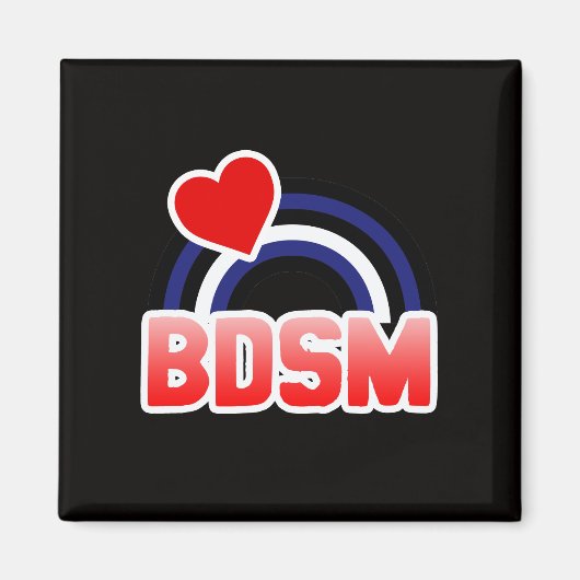 S / M Pride Magneet (Voorkant)