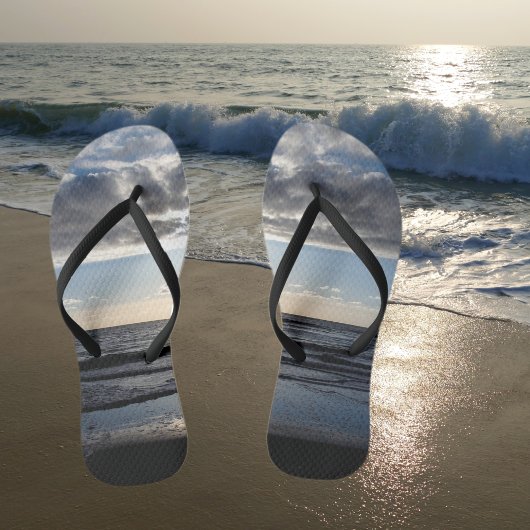 's middags op de strand teenslippers