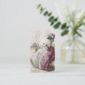 's middags Tea, over goud, Visitekaartje (Staand voorkant)