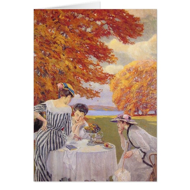 's middags thee in het park (Voorkant)