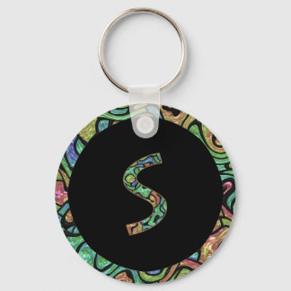 S Monogram Sleutelhanger
