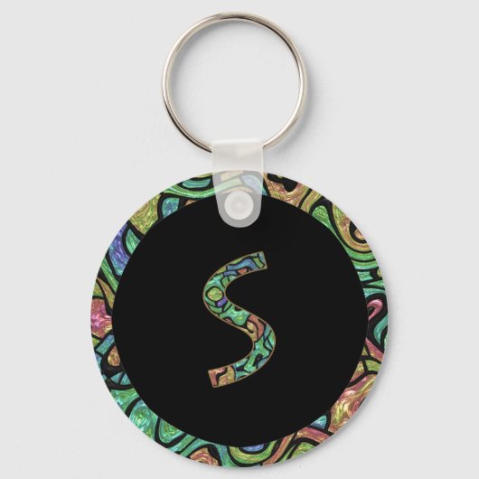 S Monogram Sleutelhanger (Voorkant)