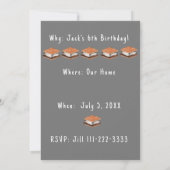 S’more Verjaardags Leuke Muis Kaart (Achterkant)