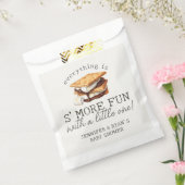 S’mores Fall Bonfire Outdoor Baby Shower Bedankzakje (Gezegeld)