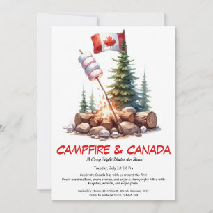 S’mores, verhalen en sterren   Canada Day kampvuur Kaart