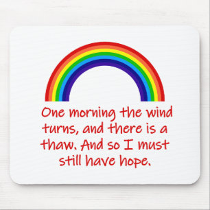 's Morgens draait de wind om Muismat