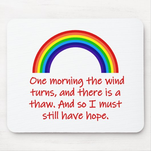 's Morgens draait de wind om Muismat (Voorkant)