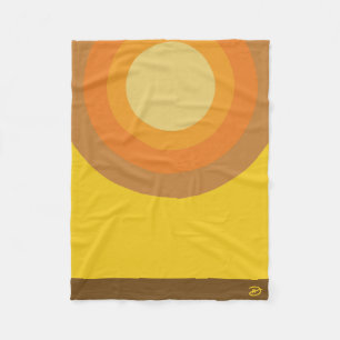 's Morgens, 's nachts en 's nachts (noon) - Blanke Fleece Deken