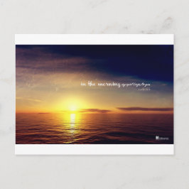 's Morgens vraagt mijn ziel voor je. Briefkaart