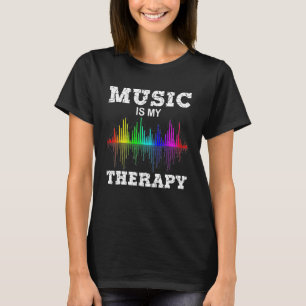 S Musical Quotes Music is mijn therapie Equalizer T-shirt
