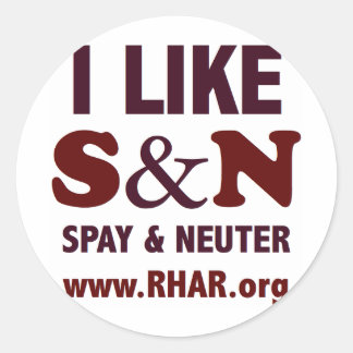 S&N Ronde Sticker