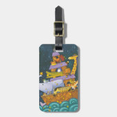 's Nachts ark Bagagelabel (Voorkant verticaal)