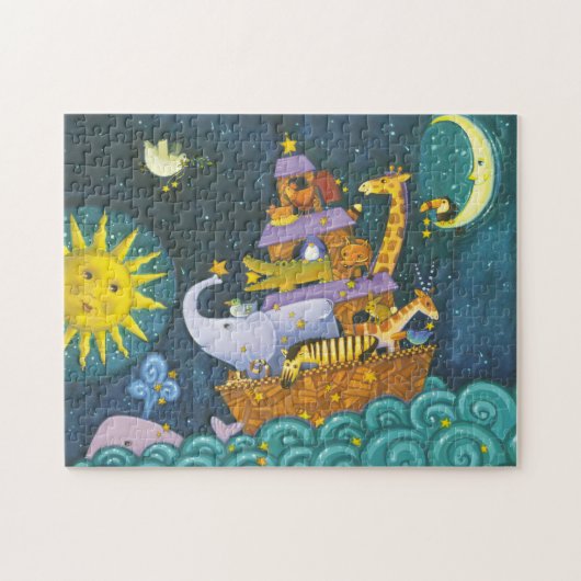 's Nachts ark Legpuzzel (Horizontaal)