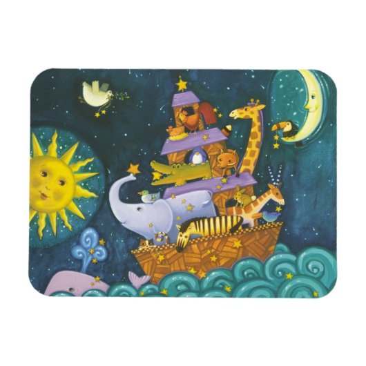 's Nachts ark Magneet (Horizontaal)