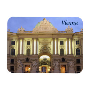 's Nachts foto van Alte Hofburg in Wenen Magneet
