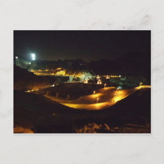 's Nachts is de Hoover Dam Briefkaart