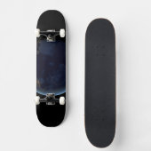 's Nachts licht de stad van de aarde Skateboard (Voorkant)