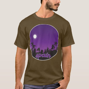 's Nachts met Palms T-shirt