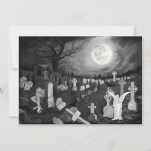 's Nachts op het kerkhof - Angel met Devil