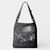 's Nachts op het kerkhof - Angel met Devil Crossbody Tas (Voorkant)