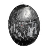 's Nachts op het kerkhof - Angel met Devil Dartbord (Voorkant Rechts)