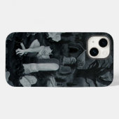 's Nachts op het kerkhof - Devil Case-Mate iPhone Case (Achterkant (horizontaal))